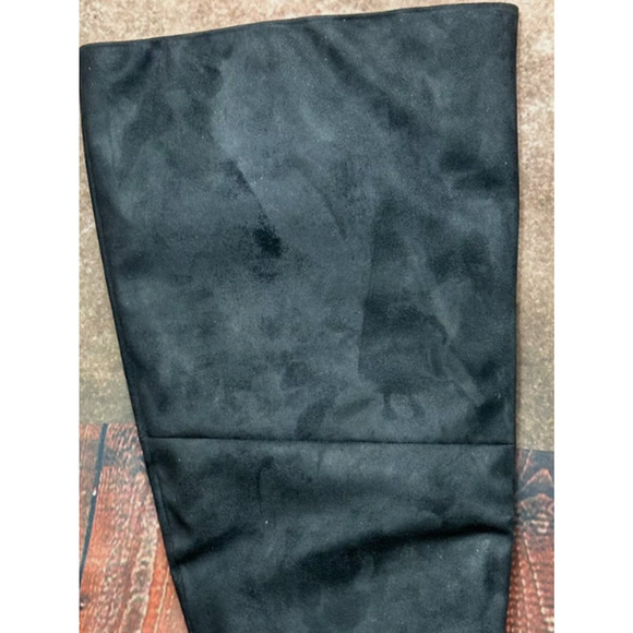 NIB Good American Women's Suede Stiletto Pointed Toe Over the Knee Boots Sz 8 - Picture 9 of 12